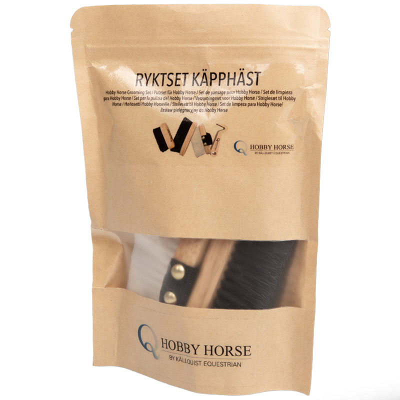 Kit de pansage pour Cheval-bâton Nature 