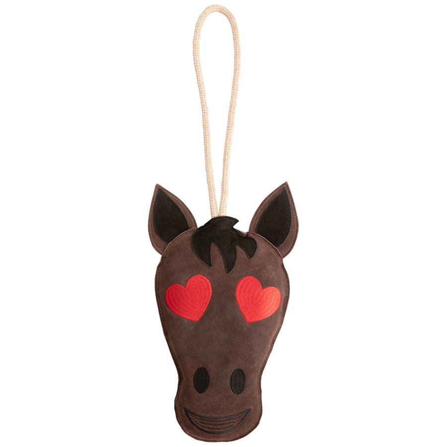 Jouet pour cheval Equimojis The Sweetheart Marron Foncé