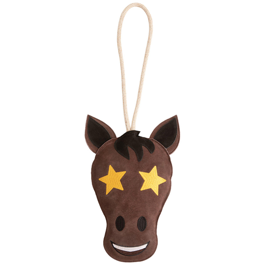 Jouet pour cheval Equimojis The Superstar Marron Foncé