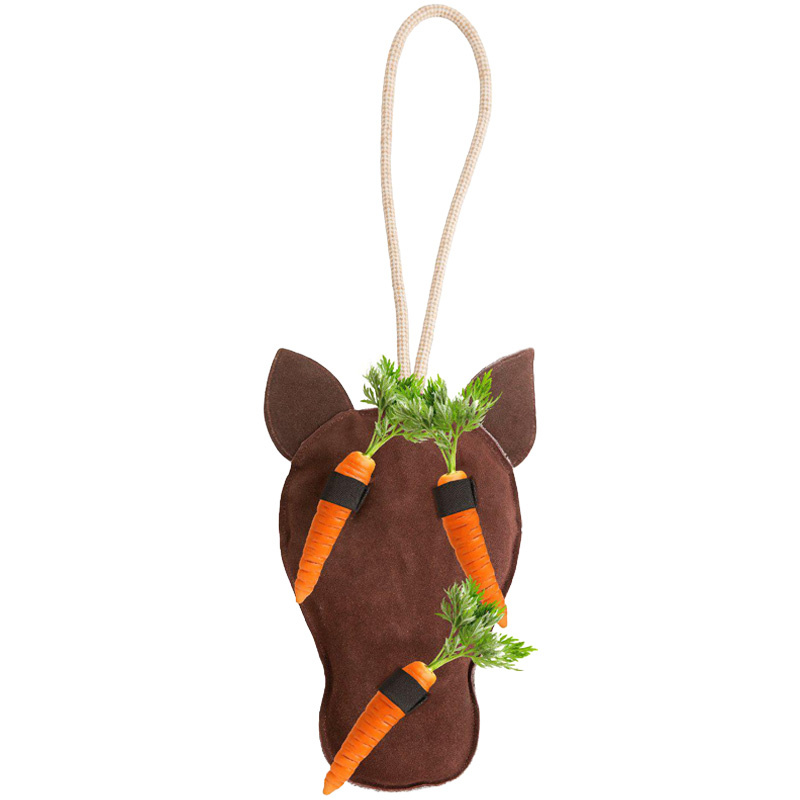Jouet pour cheval Equimojis The Superstar Marron Foncé