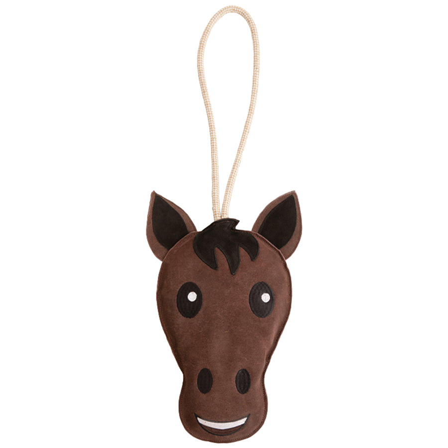 Jouet pour cheval Equimojis The Happy One Marron Foncé