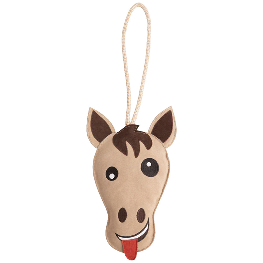 Jouet pour cheval Equimojis The Goofy One Marron
