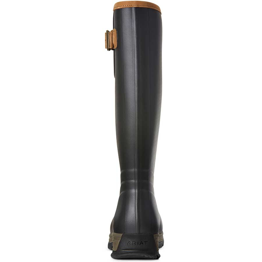 Bottes d'équitation caoutchouc Burford Marron