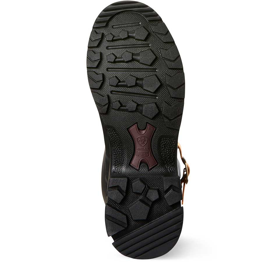 Bottes d'équitation caoutchouc Burford Marron