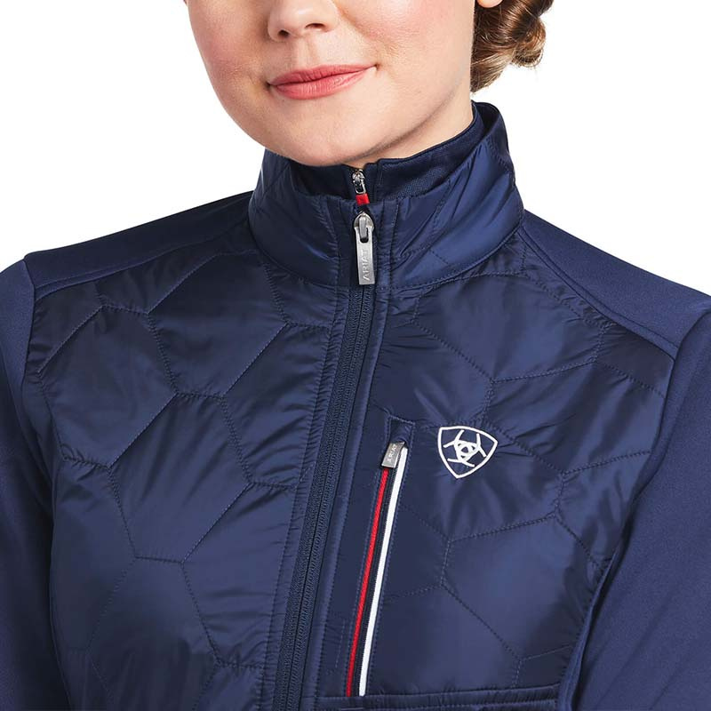 Veste d'équitation Fusion Insulated Team Bleu Marine