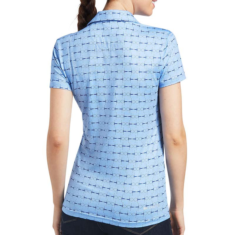 Polo Motif Full Cheek Print Bleu