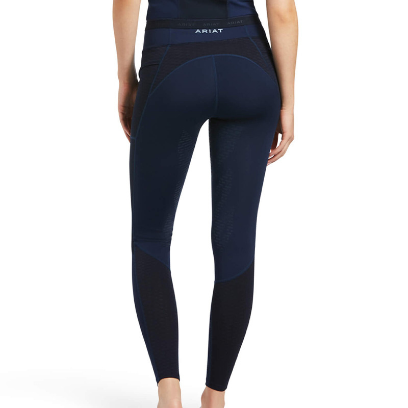 Leggings d'équitation Ascent à demi adhérents Bleu Marine