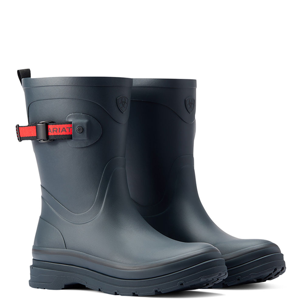 Bottes d'équitation caoutchouc Kelmarsh Mid Bleu Marine