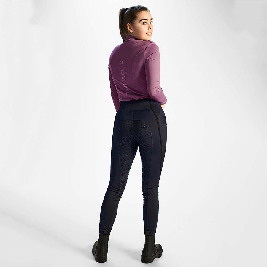 Leggings d'équitation Finley Full Grip Bleu Marine