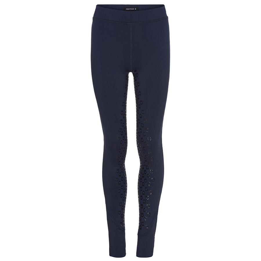 Leggings d'équitation Dai Jr Full Grip Bleu Marine