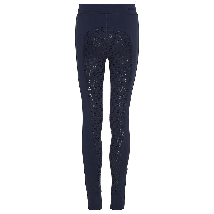 Leggings d'équitation Dai Jr Full Grip Bleu Marine