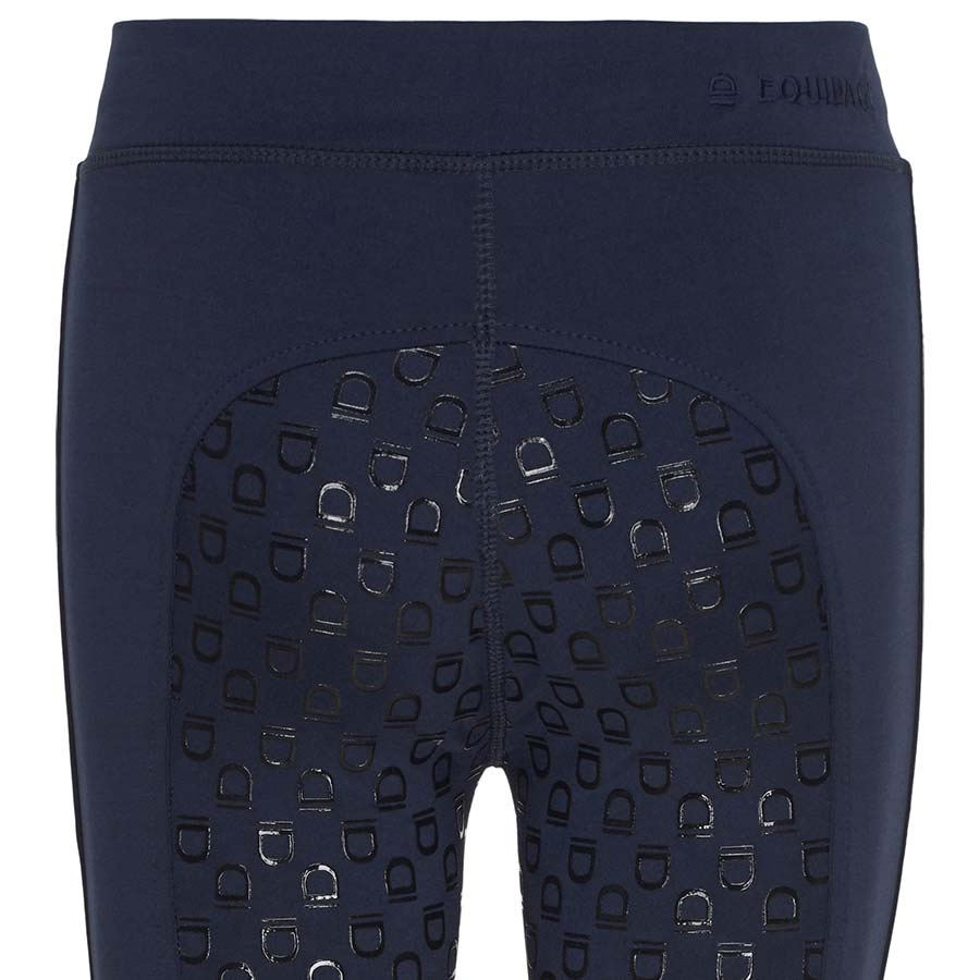 Leggings d'équitation Dai Jr Full Grip Bleu Marine