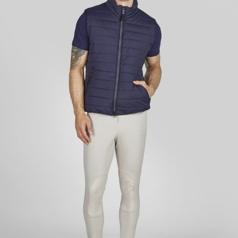Gilet Quilted Core Men Bleu Marine