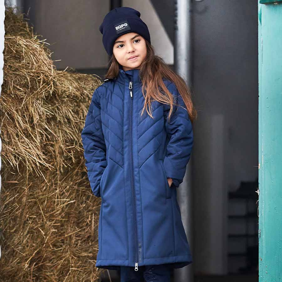 Parka junior Gaia Bleu Marine