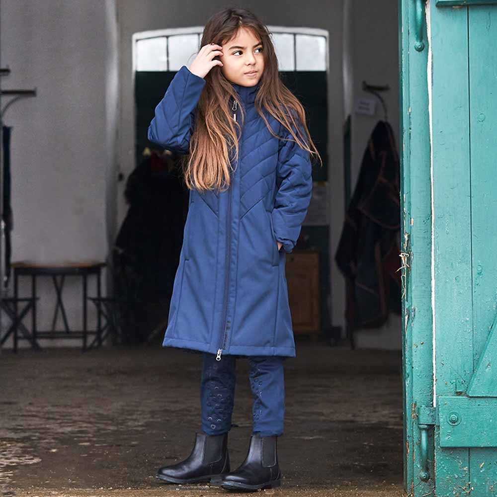Parka junior Gaia Bleu Marine