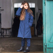 Parka junior Gaia Bleu Marine Parka junior Gaia Bleu Marine