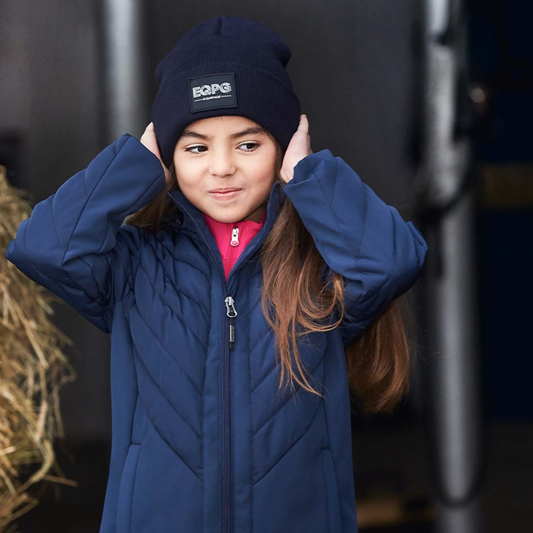 Parka junior Gaia Bleu Marine