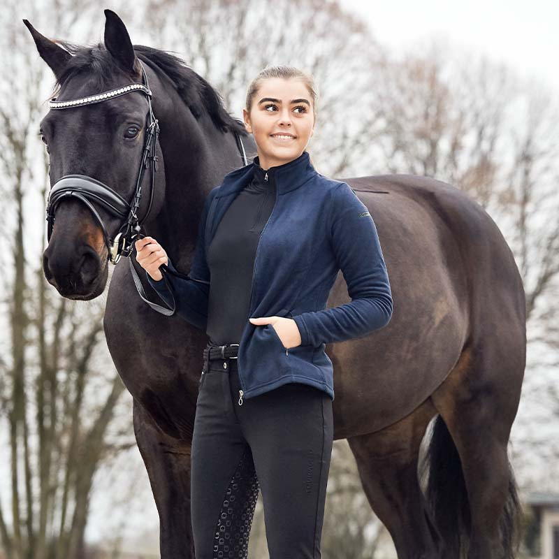 Pull en polaire Gilly Bleu Marine