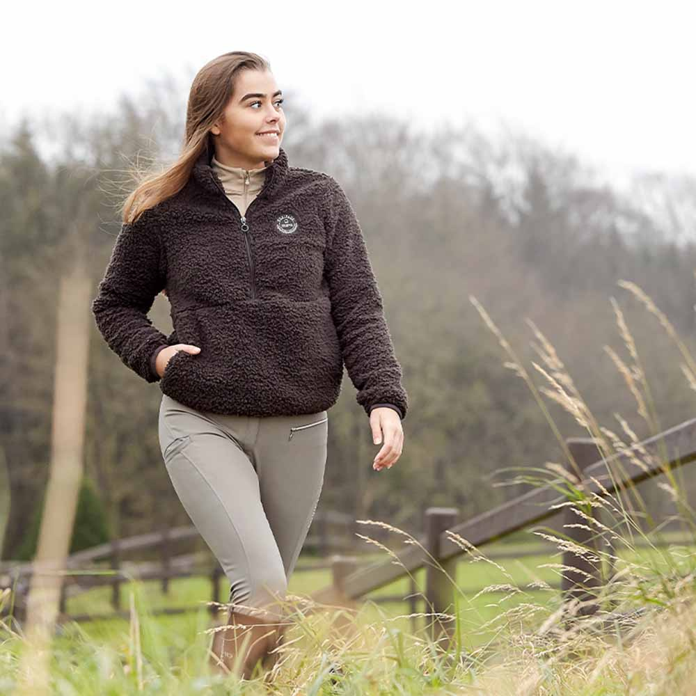 Pantalon d'équitation Andalouse avec grip intégral Beige