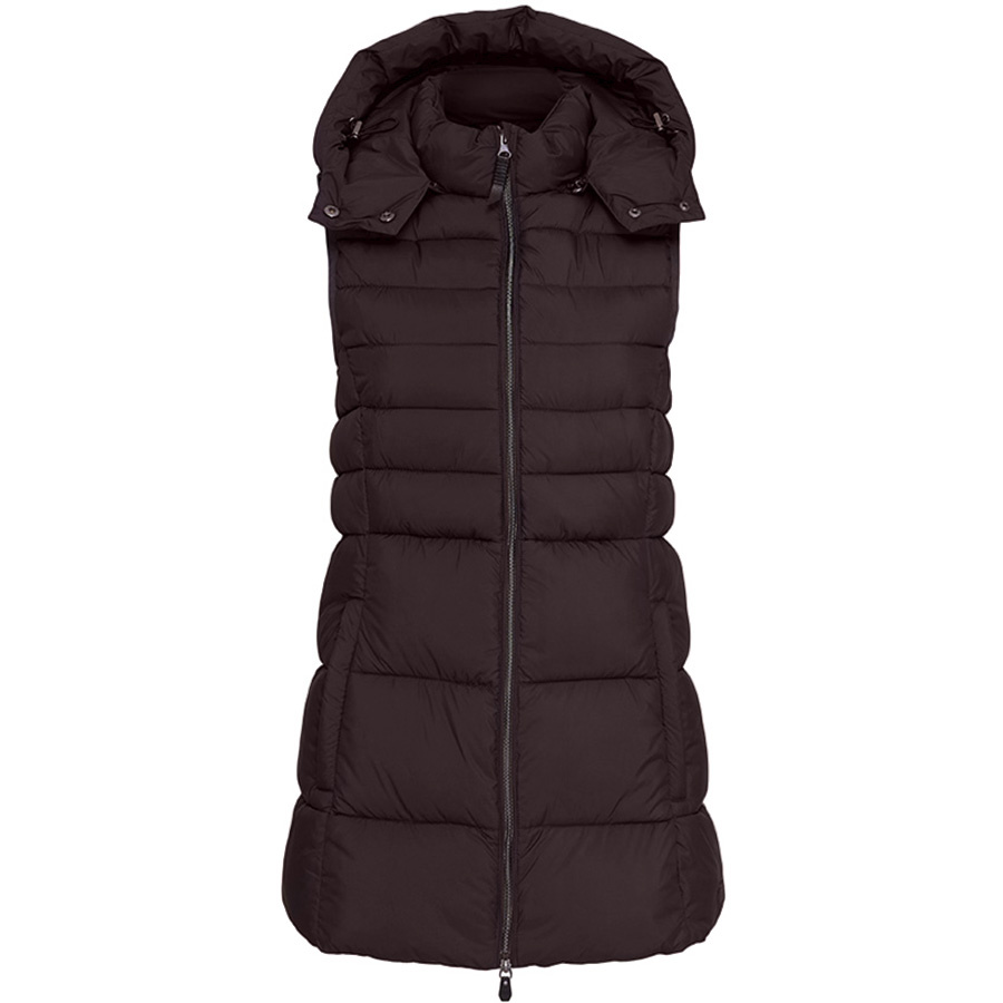 Gilet d'Équitation Long Jill Marron