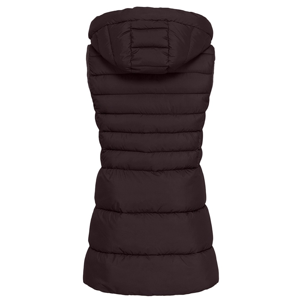 Gilet d'Équitation Long Jill Marron