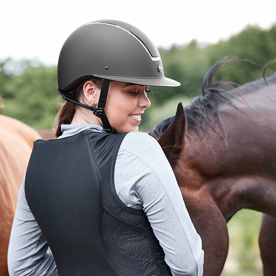 Casque d'équitation Kaia Wide Brim Noir Small
