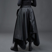 Jupe Longue d'Équitation Laurie Hiver Noir Jupe Longue d'Équitation Laurie Hiver Noir