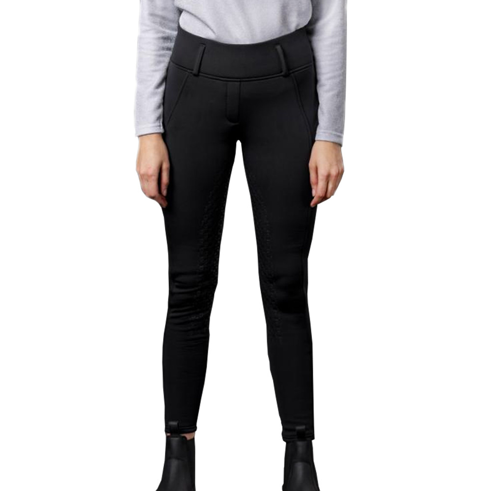 Culotte d'Équitation Hiver Selena Grip Complet Noir
