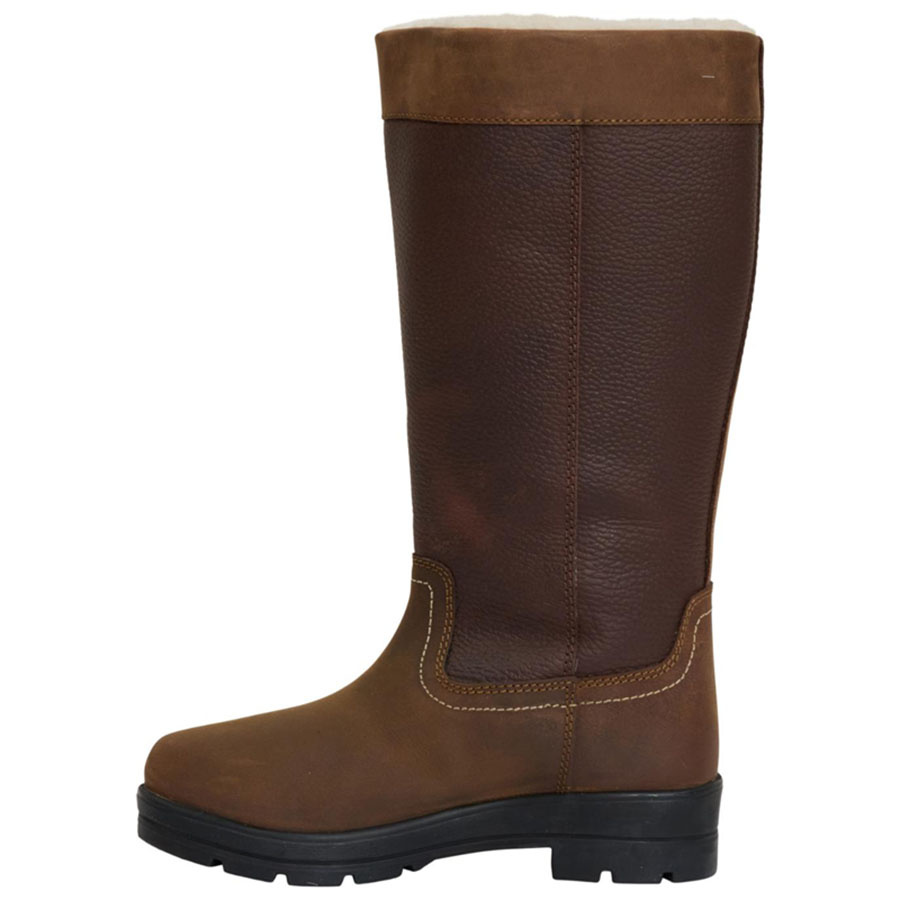 Bottes d'Écurie Doublées Hiver Marron