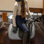 Gants d'Équitation Saline Reflective Noir Gants d'Équitation Saline Reflective Noir