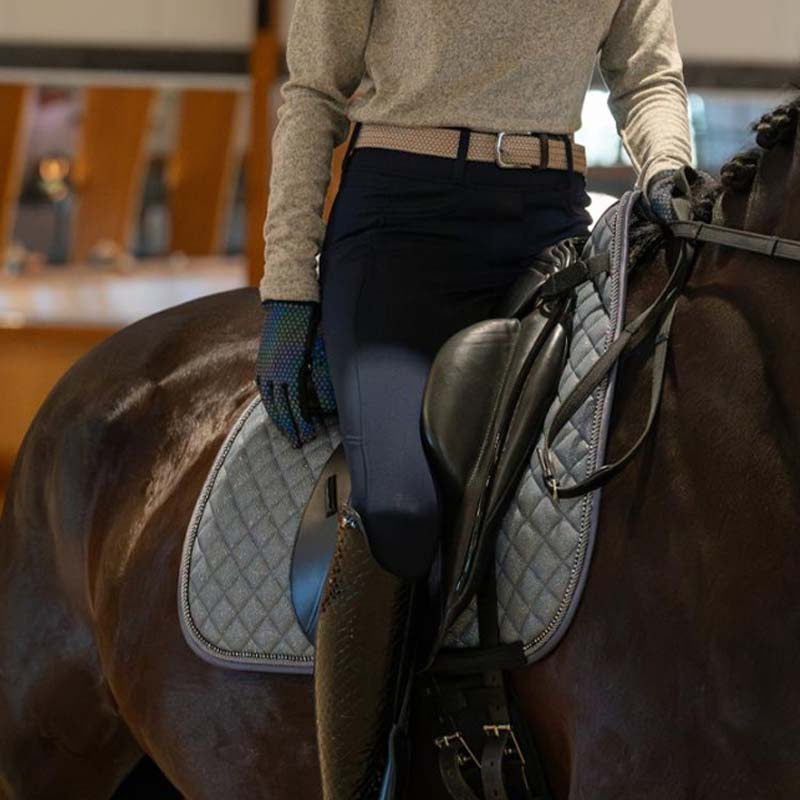 Gants d'Équitation Saline Reflective Noir