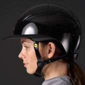 Casque d'Équitation MIPS Guardian Glossy Noir Casque d'Équitation MIPS Guardian Glossy Noir