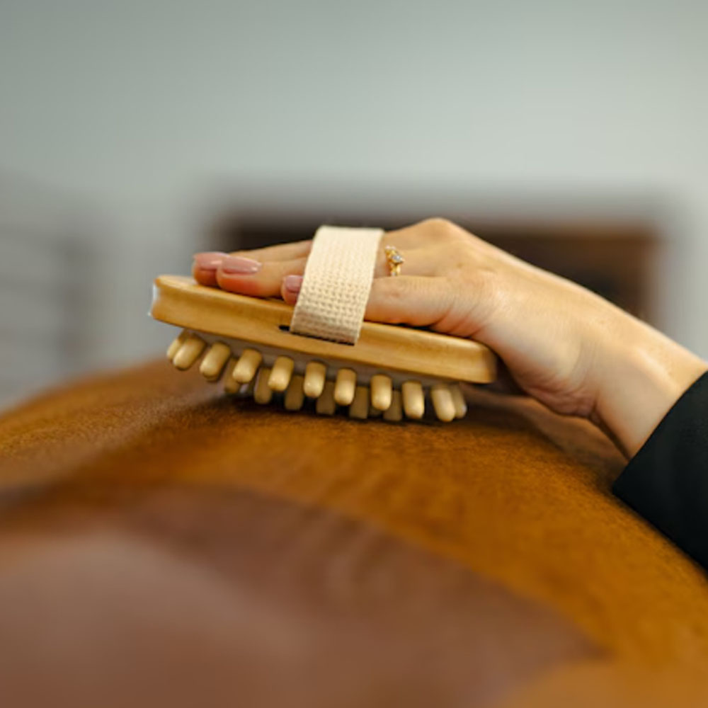 Brosse de massage Träknoppar Marron