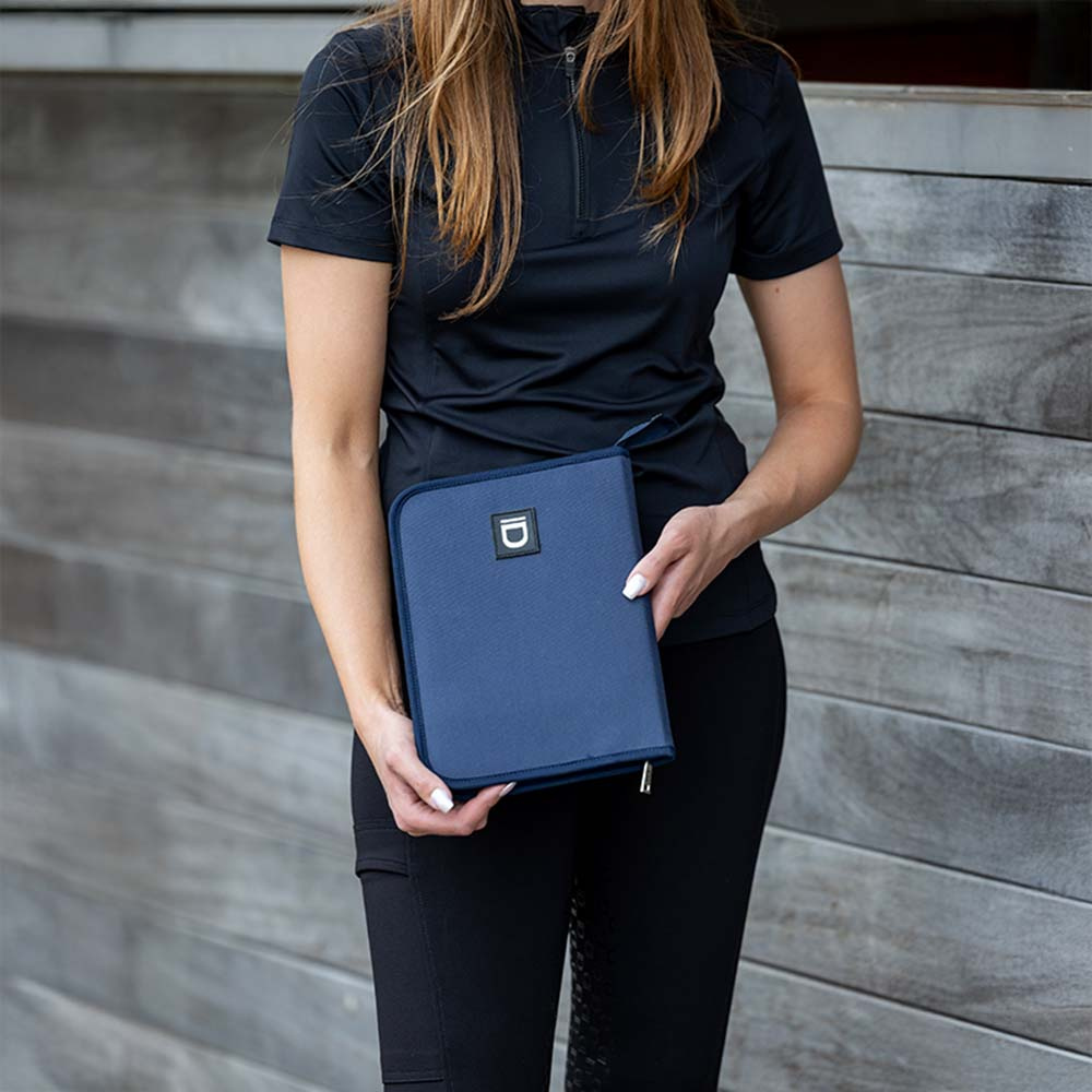 Pochette pour passeport Agate Bleu Marine