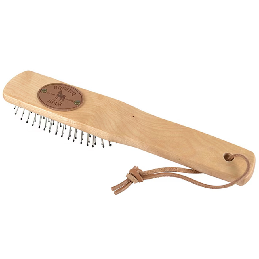 Brosse à crins et à queue Metallpiggar Marron