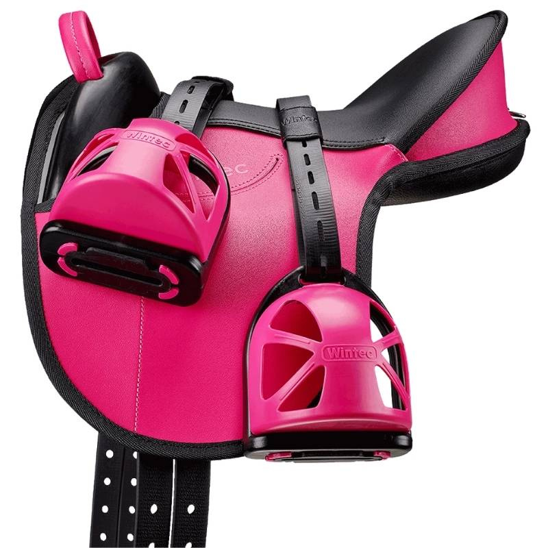 Selle poney Kids Riding Pad Set Rose