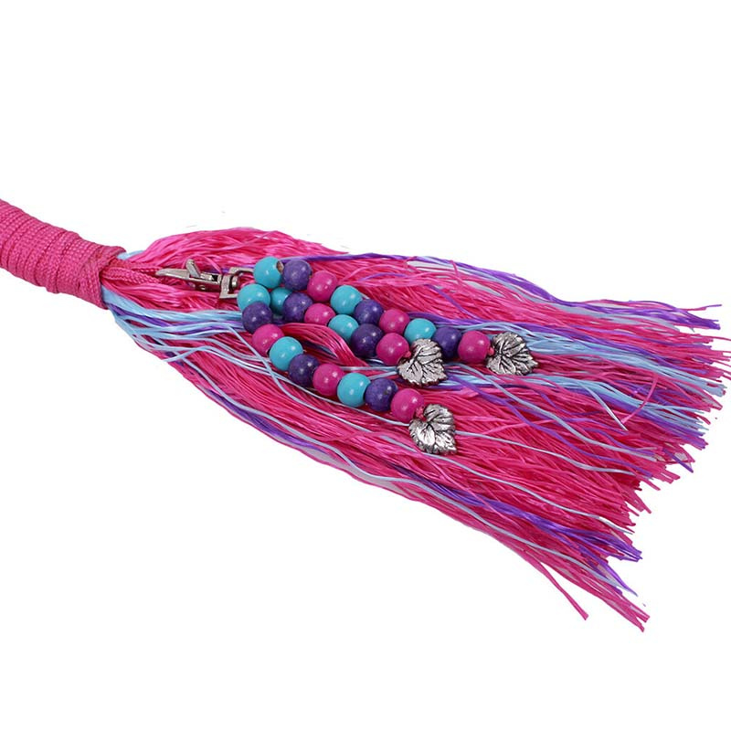 Halter en corde avec rênes Combi Liberty Rose