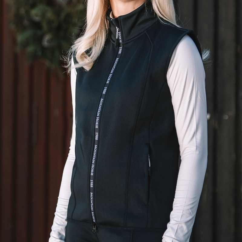 Gilet d'équitation Riley Noir