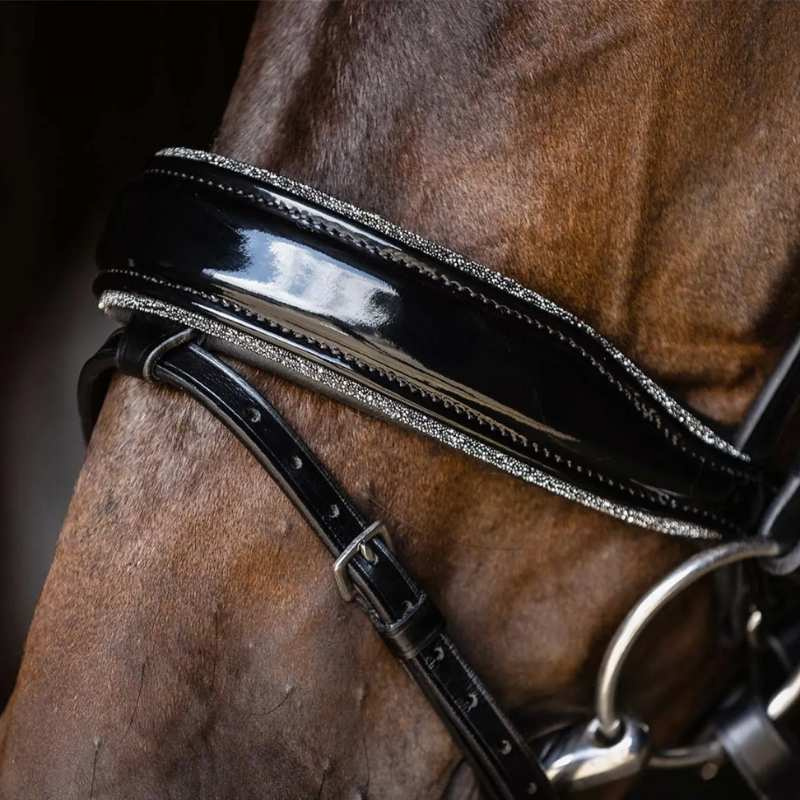 Bridon de dressage Stanford Glam Noir