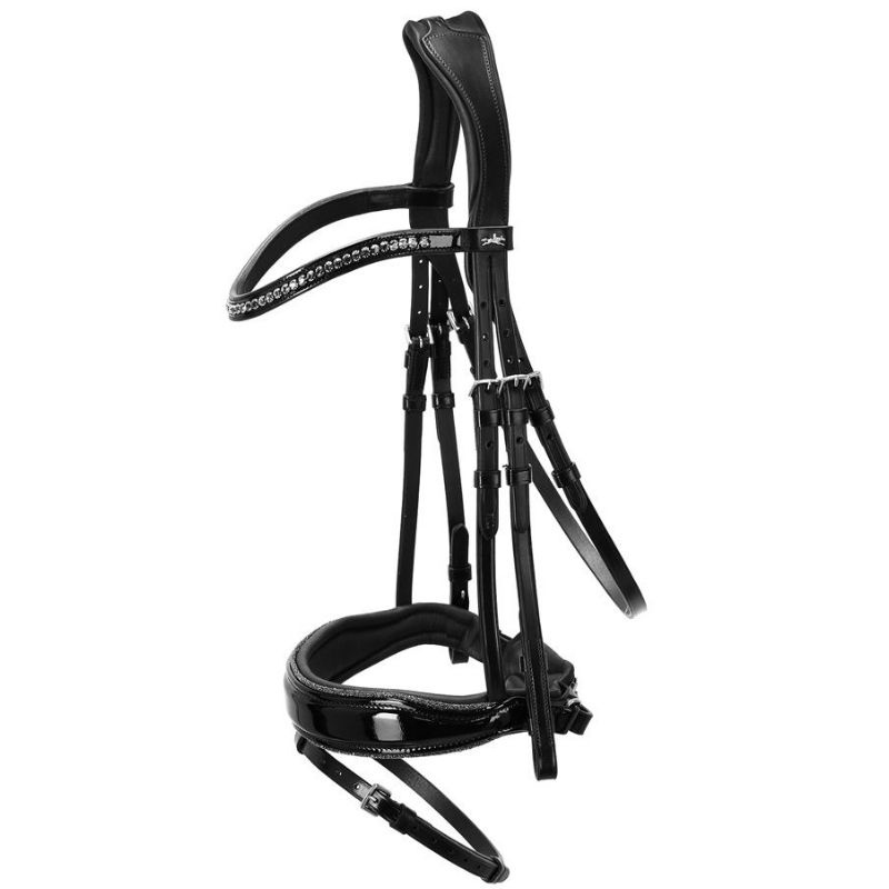 Bridon de dressage Stanford Glam Noir