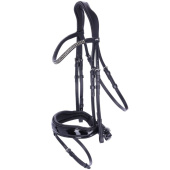 Bridon de dressage vernie Valencia Noir Bridon de dressage vernie Valencia Noir