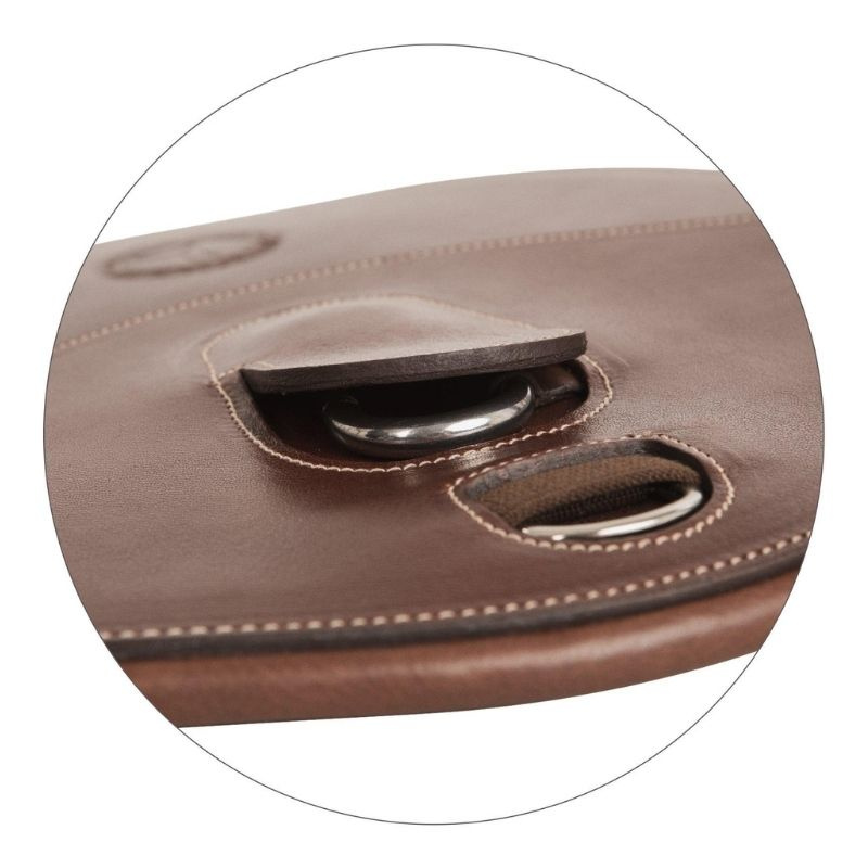 Sangle bavette Eccelente Marron