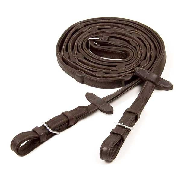 Rênes Durasoft Grip Marron