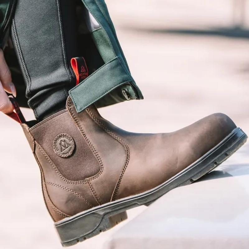 Boots Jodhpur Protective Winter EXTRM Marron Foncé