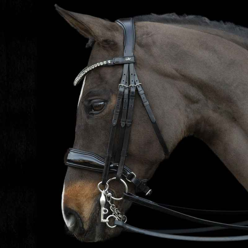 Bride de dressage Milazzo Noir