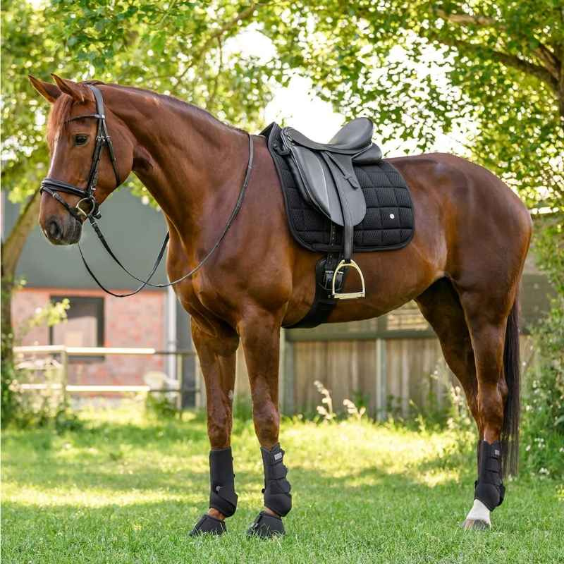 Tapis de selle dressage Breath Performance Noir