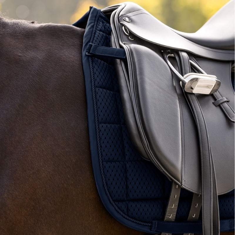 Tapis de selle dressage Breath Performance Bleu Marine