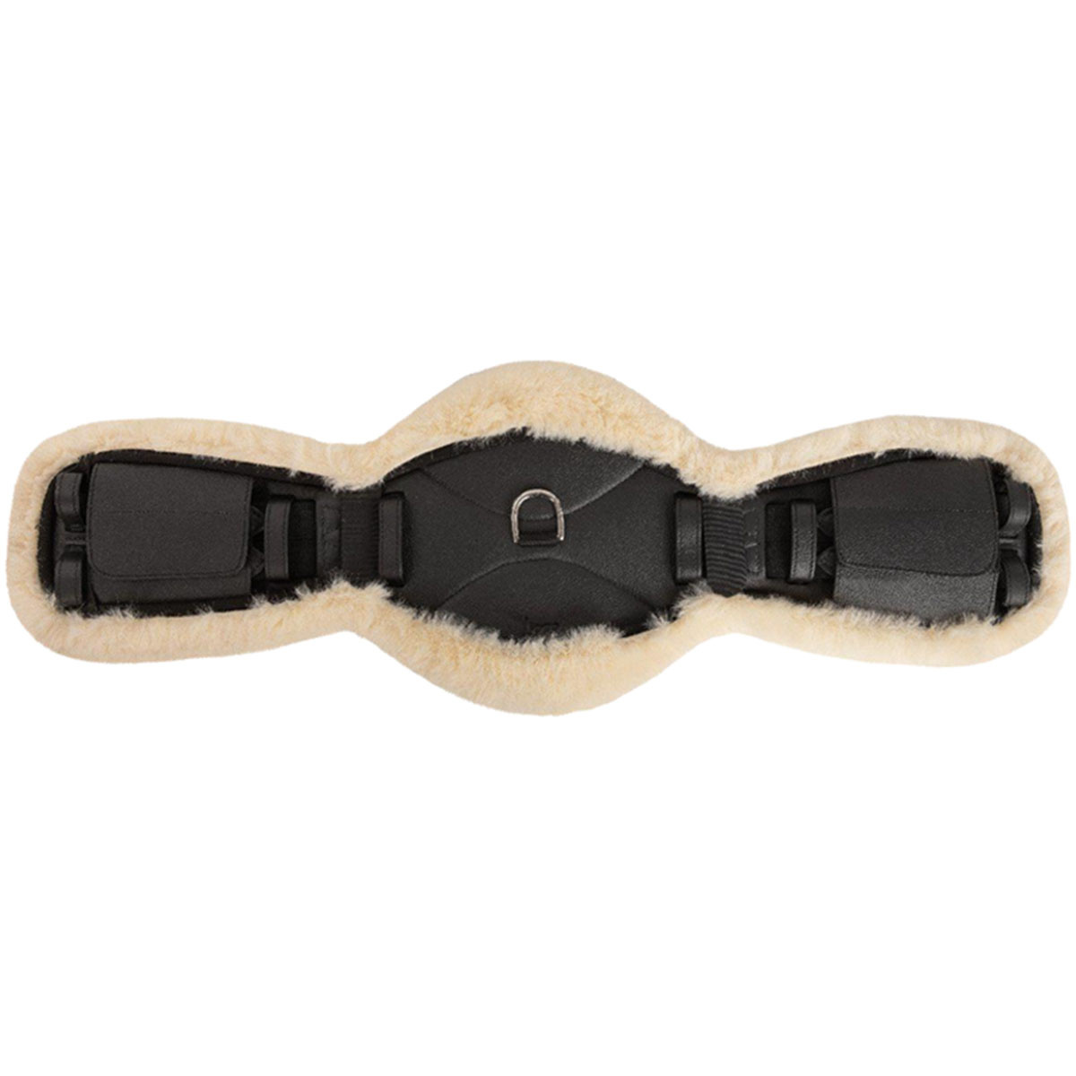 Housse de sangle Dressage Faux Fur Nature