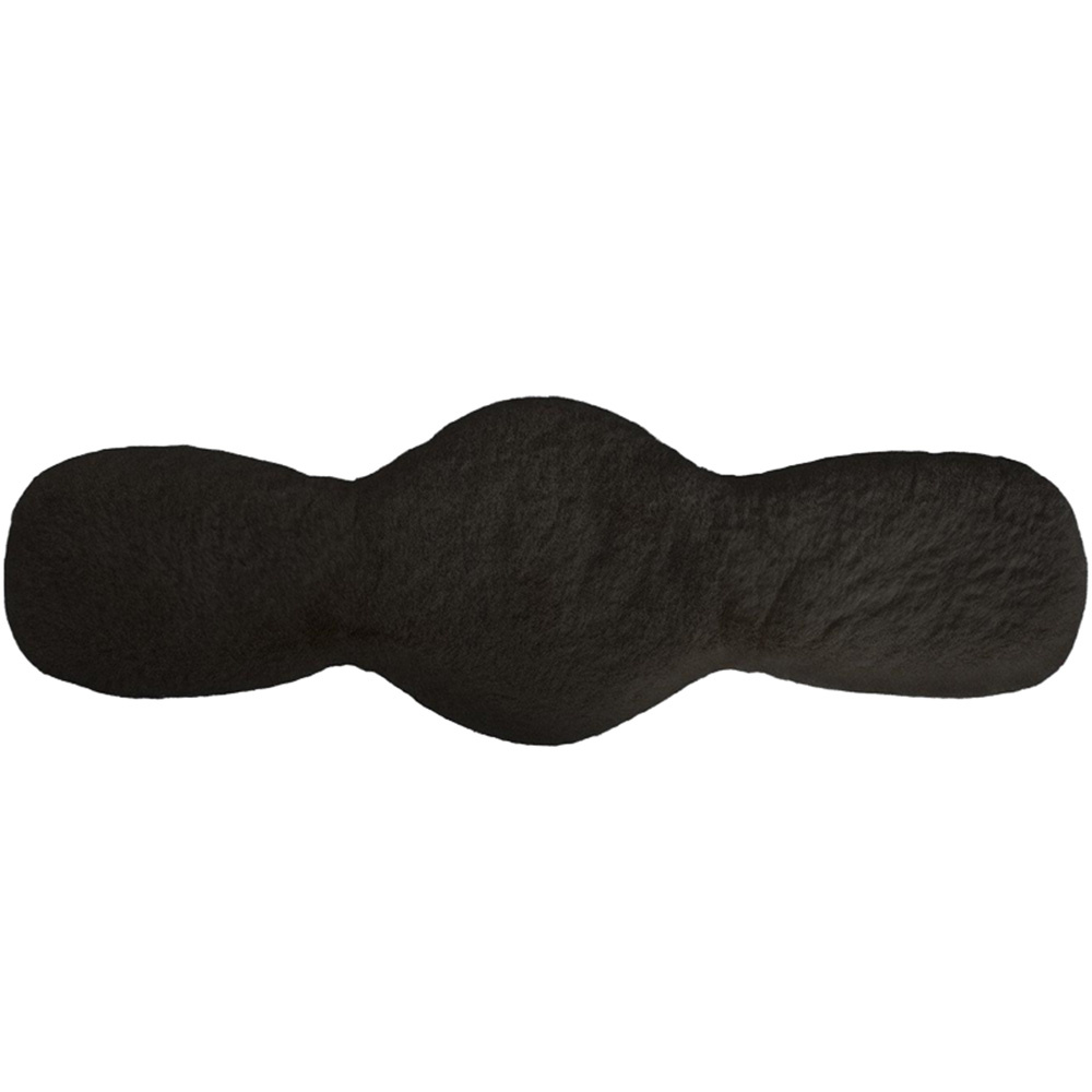 Housse de sangle Dressage Faux Fur Noir