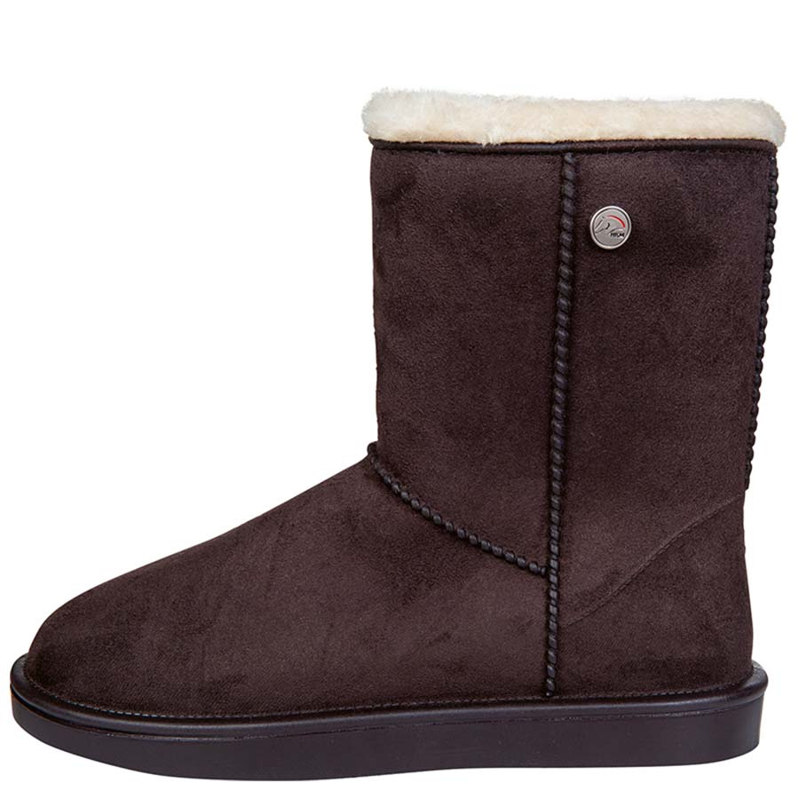 Boots de pluie doublées Davos en fourrure Gossiga Brun